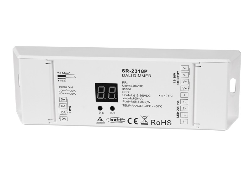 Universal Series DALI Dimmer with Four Channels SR2316P
