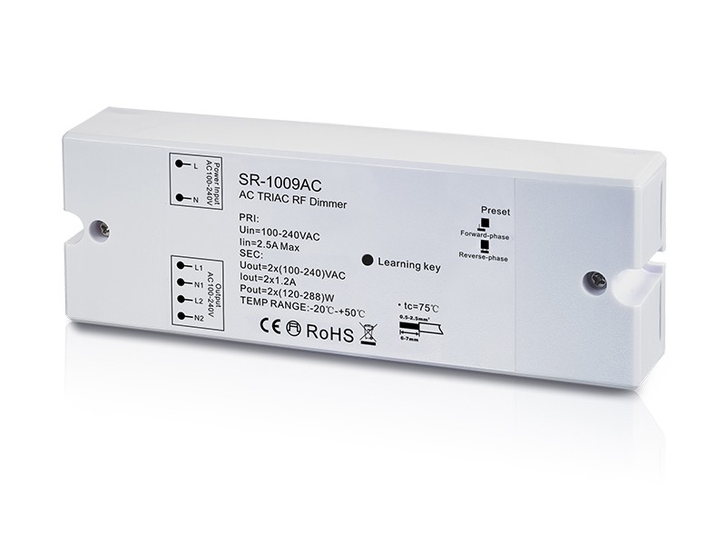 Dimmer LED Wi-Fi TRIAC RF Compatibile con Pulsante - Ledkia