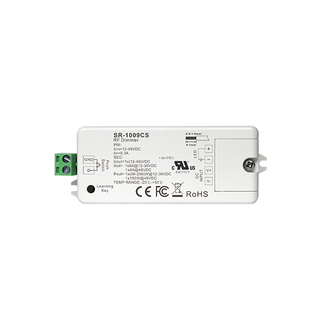 1 Kanal Funk LED DIMMER 230V/AC 1x 100W Für RF Mehrzonen Sender  SR 1009sac Dim