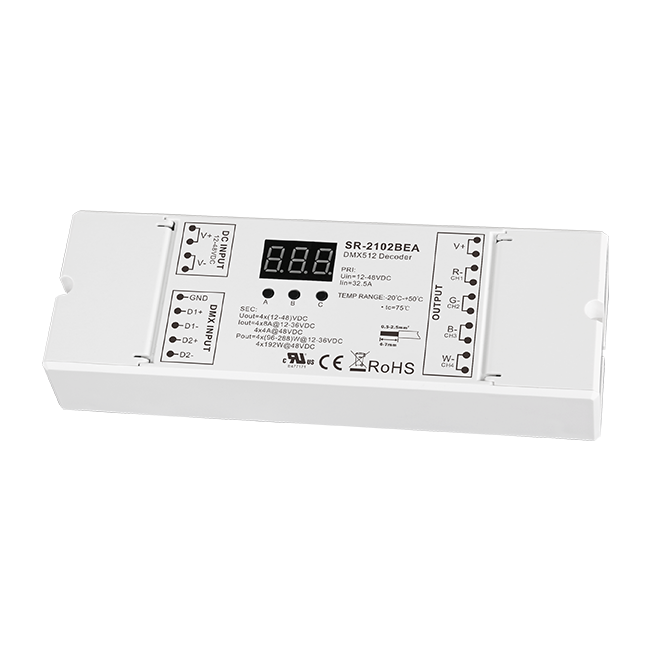 Constant Voltage DMX512 Decoder SR-2102BEA