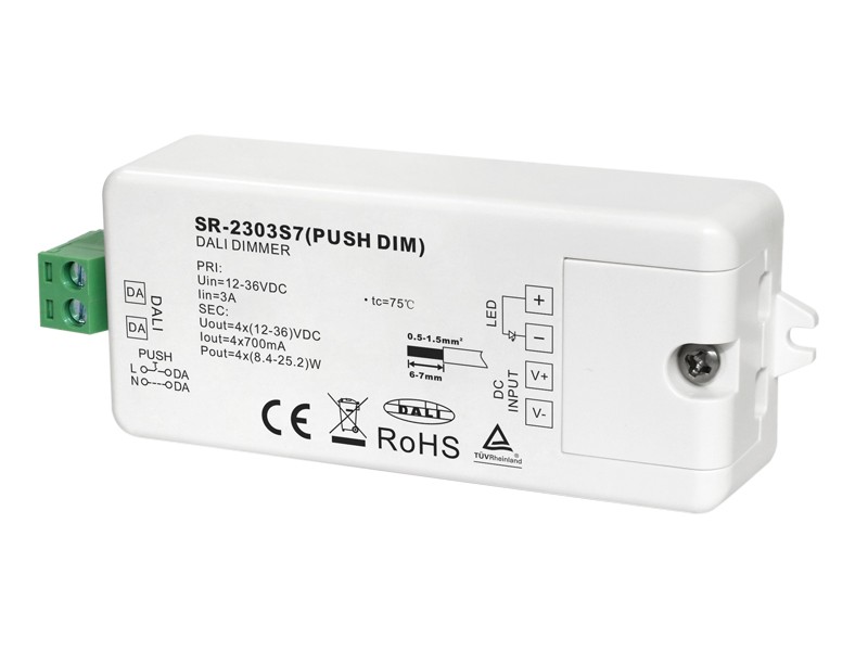 Constant Current 1 Channel DALI Dimmable SR-2303S3 (Push Dim)
