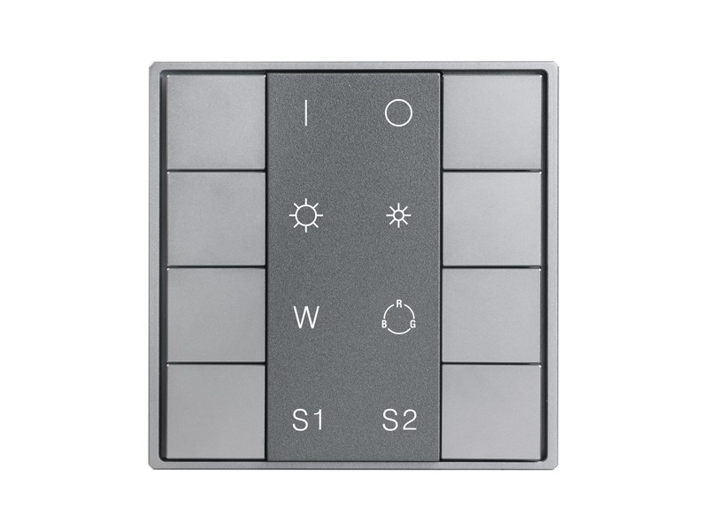 Ultra Slim Push Button RGBW DALI DT8 Group&Scene Controller SR