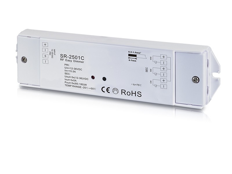 Regulador Dimmer para tira led 220V Monocolor RF