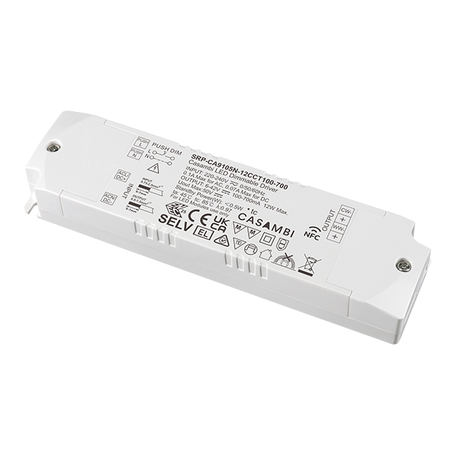 Casambi 12W 2CH NFC Enabled LED Driver (Constant Current) SRP