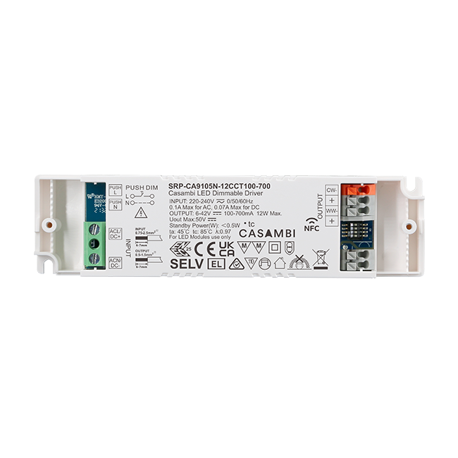 Casambi 12W 2CH NFC Enabled LED Driver (Constant Current) SRP