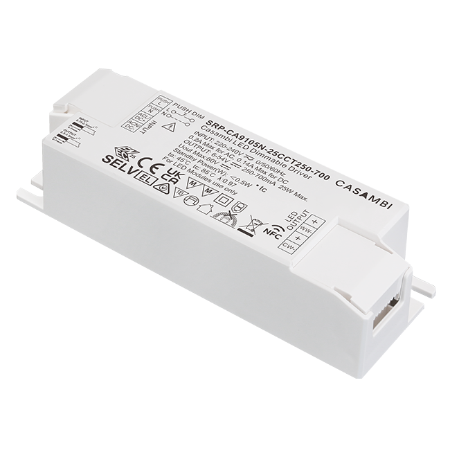 Casambi 25W 2CH NFC Enabled LED Driver (Constant Current) SRP