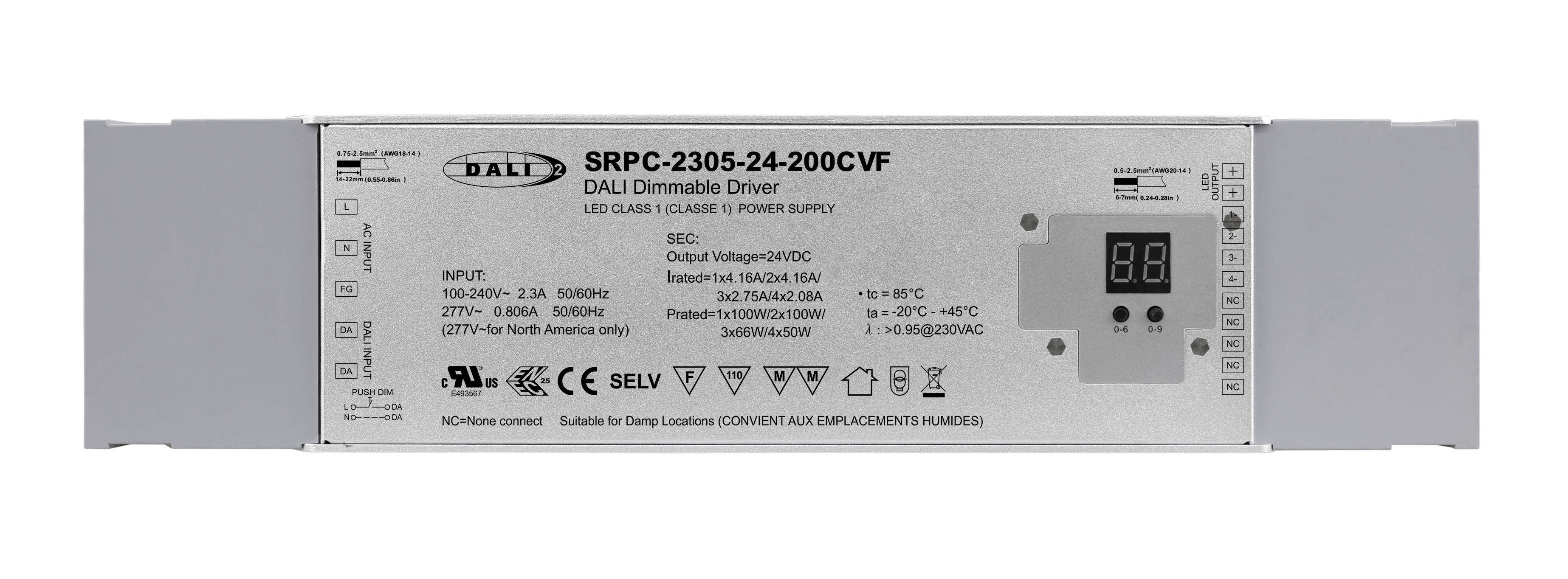 CAR5K-24 Convertisseur de tension 24V-230V 5000W - Dali-KeyElectronics