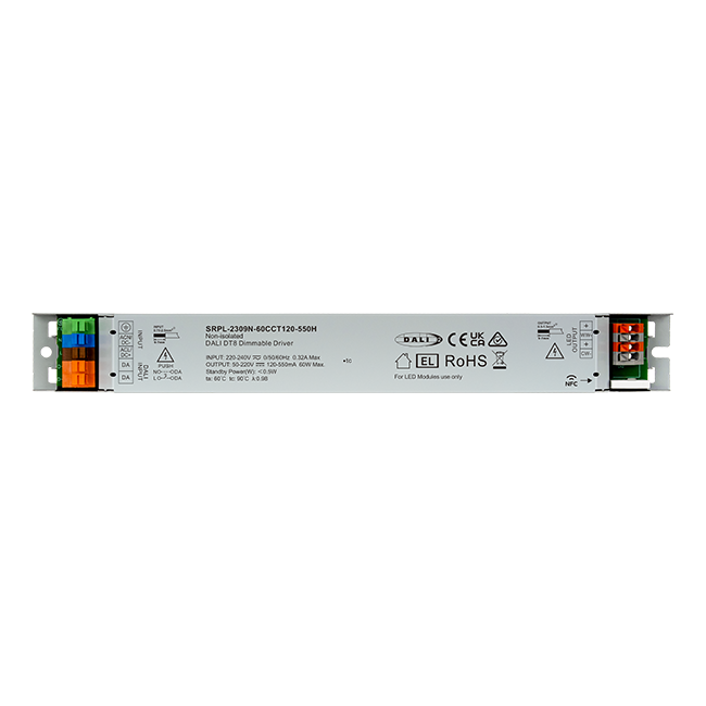 60W DALI DT8 Non-SELV NFC LED Driver (Constant Current) SRPL-2309N