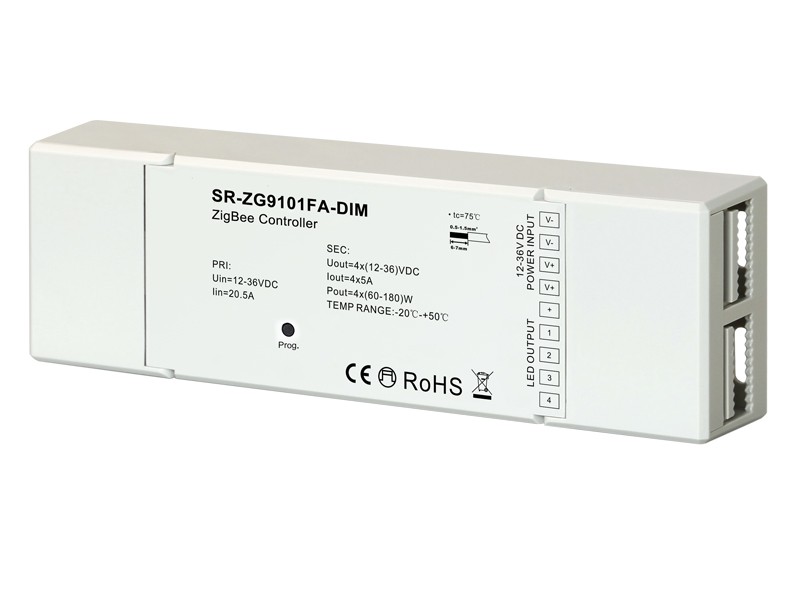 Single Color Wall Mounted ZigBee Push Button Remote SR-ZG9001K2-DIM
