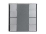 Ultra Slim Metal 8-Fold KNX Push Button SR-KN9551NK8