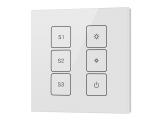 3-Scenes DALI Wall Switch Touch Panel SR-2422T6-DIM-G1-S3