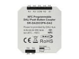 NFC Programmable 4-Key DALI DALI-2 Push Button Coupler SR-DA2833PN-DA2