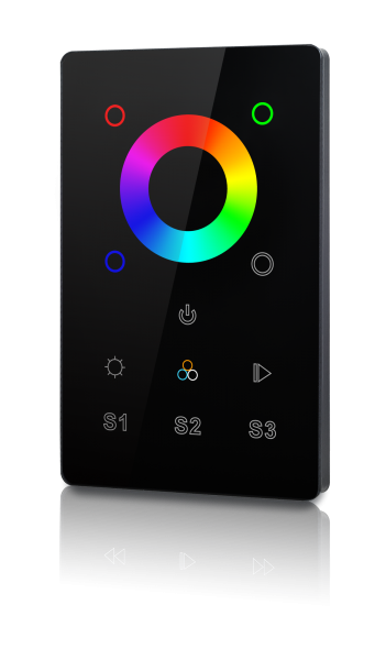 1 Zone DMX+RF RGBW DMX512 Touch Panel Master Controller SR-2812B-DMX+RF(US)