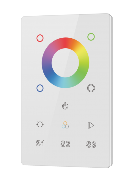 1 Zone DMX+RF RGBW DMX512 Touch Panel Master Controller SR-2812B-DMX+RF(US)