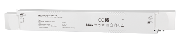 150W 24VDC 1 Channel Constant Voltage Casambi Dimmable LED Driver SRP-CS9105-24-150LCV