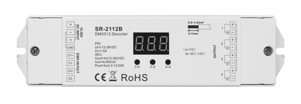 Constant Current DMX512 Decoder SR-2112B