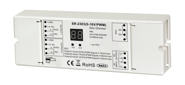 DALI To 0-10V/PWM SR-2303(0-10V-PWM)