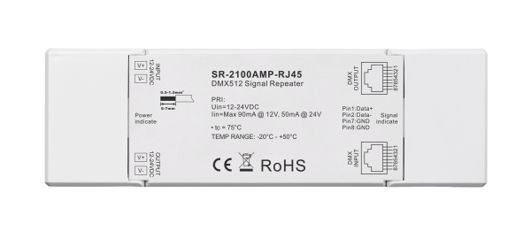  DMX512 Signal Amplifier SR-2100AMP-RJ45