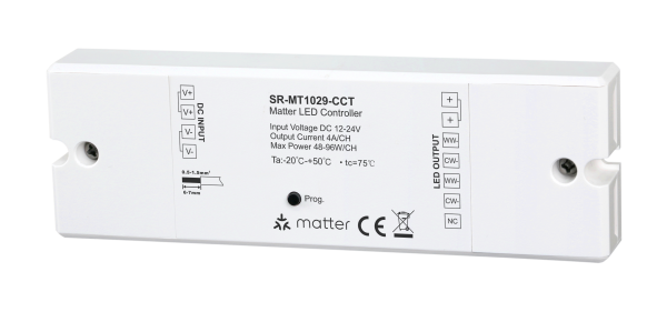 Matter Thread CCT LED CV Controller SR-MT1029-CCT