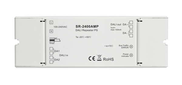 DALI Repeater with Built-in Bus Power Supply SR-2400AMP