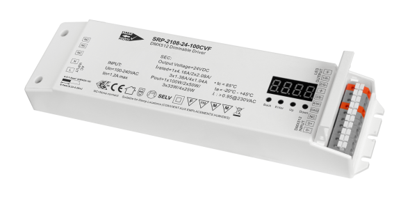 Srp Driver 4 Channels Constant Voltage RDM Enabled DMX 96W Dimmable LED Driver SRP ...
