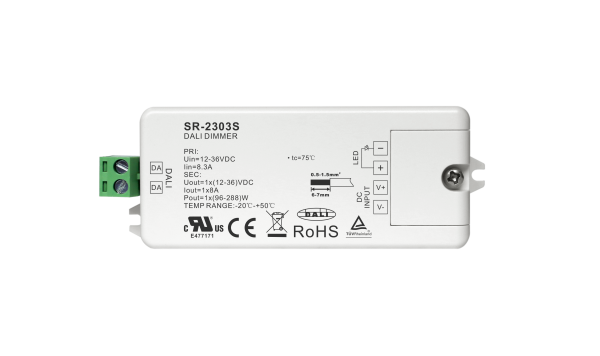 1 Channel Constant Voltage DALI Dimmer SR-2303S