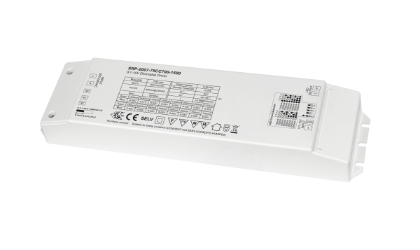 75W 1 Channel Constant Current 0/1-10V LED Driver SRP-2007-75CC700-1500