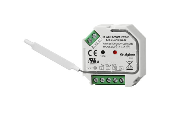 16A ZigBee In Wall Smart Switch SR-ZG9100A-S