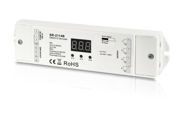 Constant Current DMX512 Decoder SR-2114B