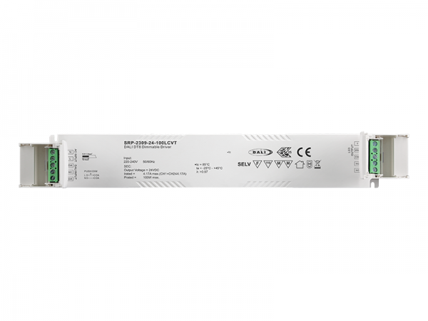 100W DALI DT8 Dimmable LED Driver SRP-2309-24-100LCVT