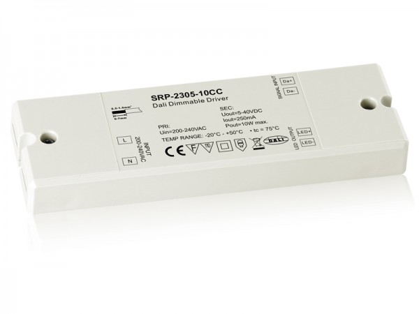1 Channel Constant Current Dimmable LED DALI Driver SRP-2305-10W