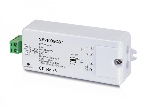 1CH 700mA Constant Current RF LED Dimmer SR-1009CS7