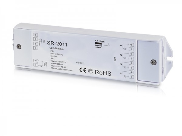 4 Channel Constant Current 0/1-10V LED Dimmer SR-2011