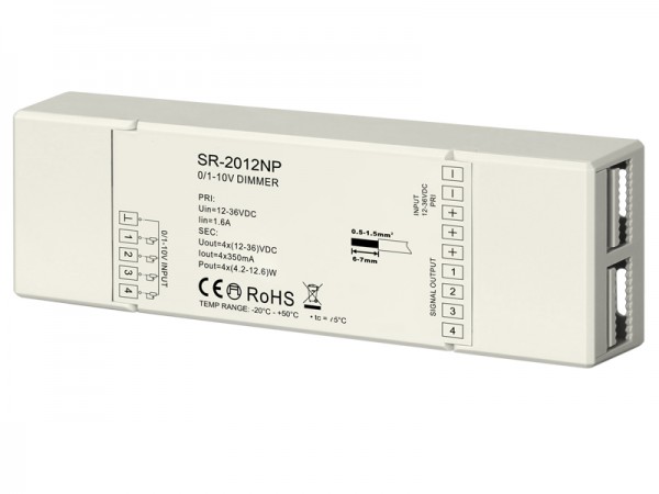 Easy Connection Constant Current 0/1-10V Dimmer SR-2012P