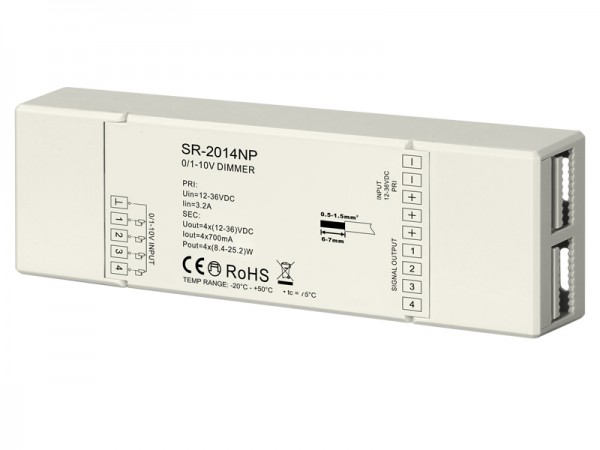 Easy Connection 0/1-10V Constant Current Dimmer SR-2014P