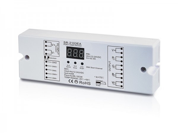 Constant Voltage DMX512 Decoder SR-2103BEA