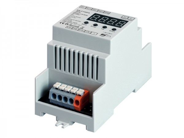 Constant Voltage Din Rail Mounted 4 Channels DMX & RDM LED Controller SR-2108FA-DIN