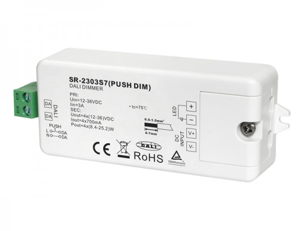 Constant Current 1 Channel DALI Dimmable SR-2303S7 (Push Dim)