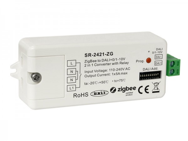 Zigbee DALI Interface DALI Wiressless Control DALI Broadcast Module SR-2421-ZG
