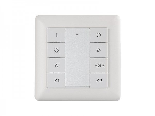 RGBW Group&Scene Control Push Button DALI DT8 Panel SR-2422K8-RGBW-G1-S2