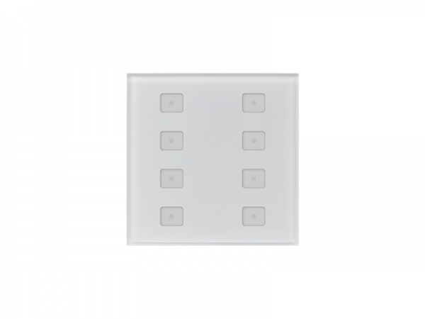 8-Key DALI Wall Switch Touch Panel SR-2422T8-DA2