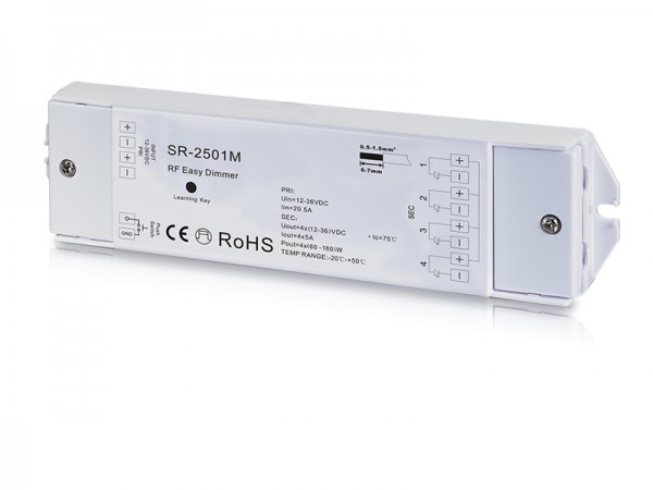 Constant Voltage 4 Channel Dual Color RF Controller SR-2501M