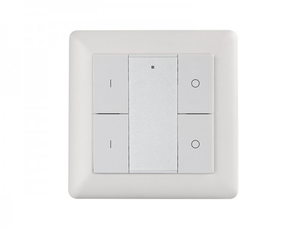 2 Zone Wall Mounted Push Button RF LED Dimmer SR-2853K4-DIM