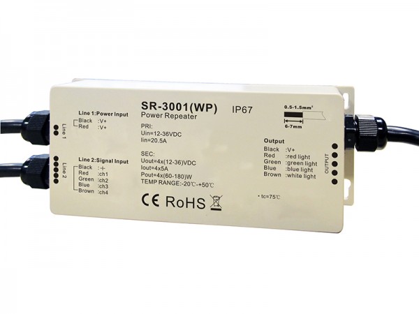 Waterproof Constant Voltage Power Repeater SR-3001WP