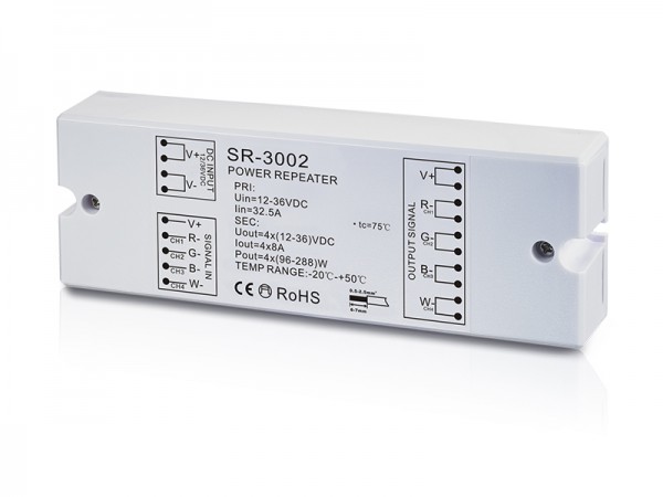 4 Channel Constant Voltage Power Repeater SR-3002