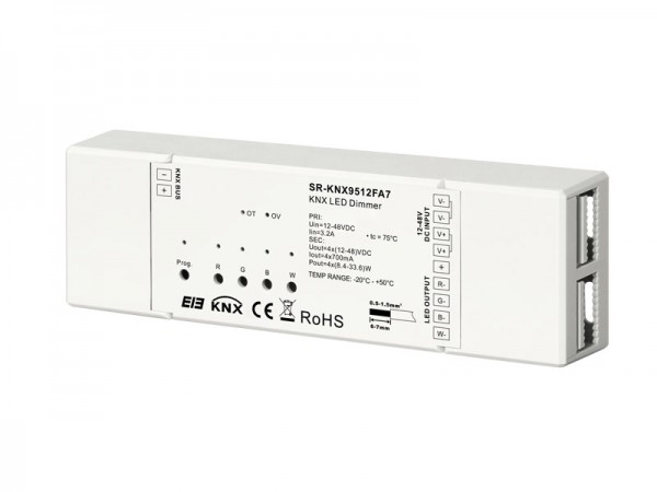 Easy Connection RGBW KNX Controller SR-KNX9512FA7