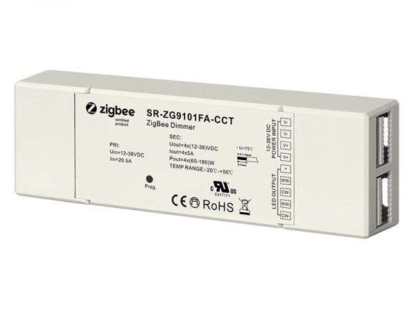 Dual Color Constant Voltage Zigbee LED Lighting Device SR-ZG9101FA-CCT