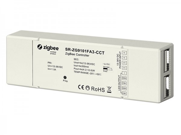 Dual Color Constant Current 350mA Zigbee LED Lighting Device SR-ZG9101FA3-CCT