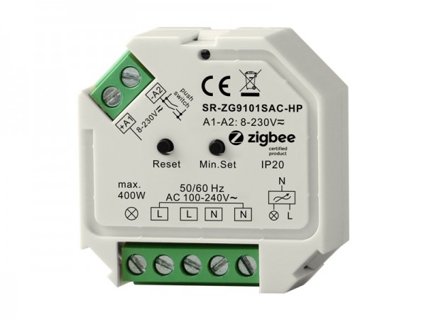 ZigBee AC Phase-Cut Dimmer SR-ZG9101SAC-HP