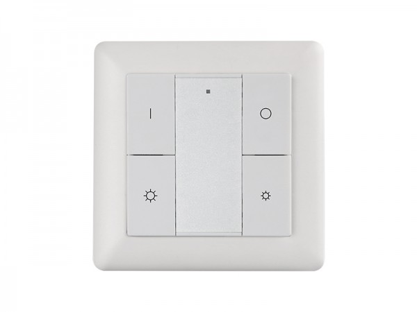 Single Color Wall Mounted Push Button Z-wave Secondary Controller Dimmer Switch SR-ZV9001K4-DIM